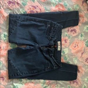 🎉l.e.i Emma Dark Blue Denim Jeggings